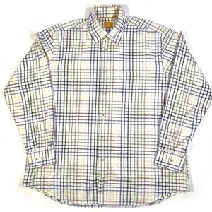 Robert Talbott Button Up Shirt Mens Sz XL Multicolor Plaid Long Sleeve Cotton